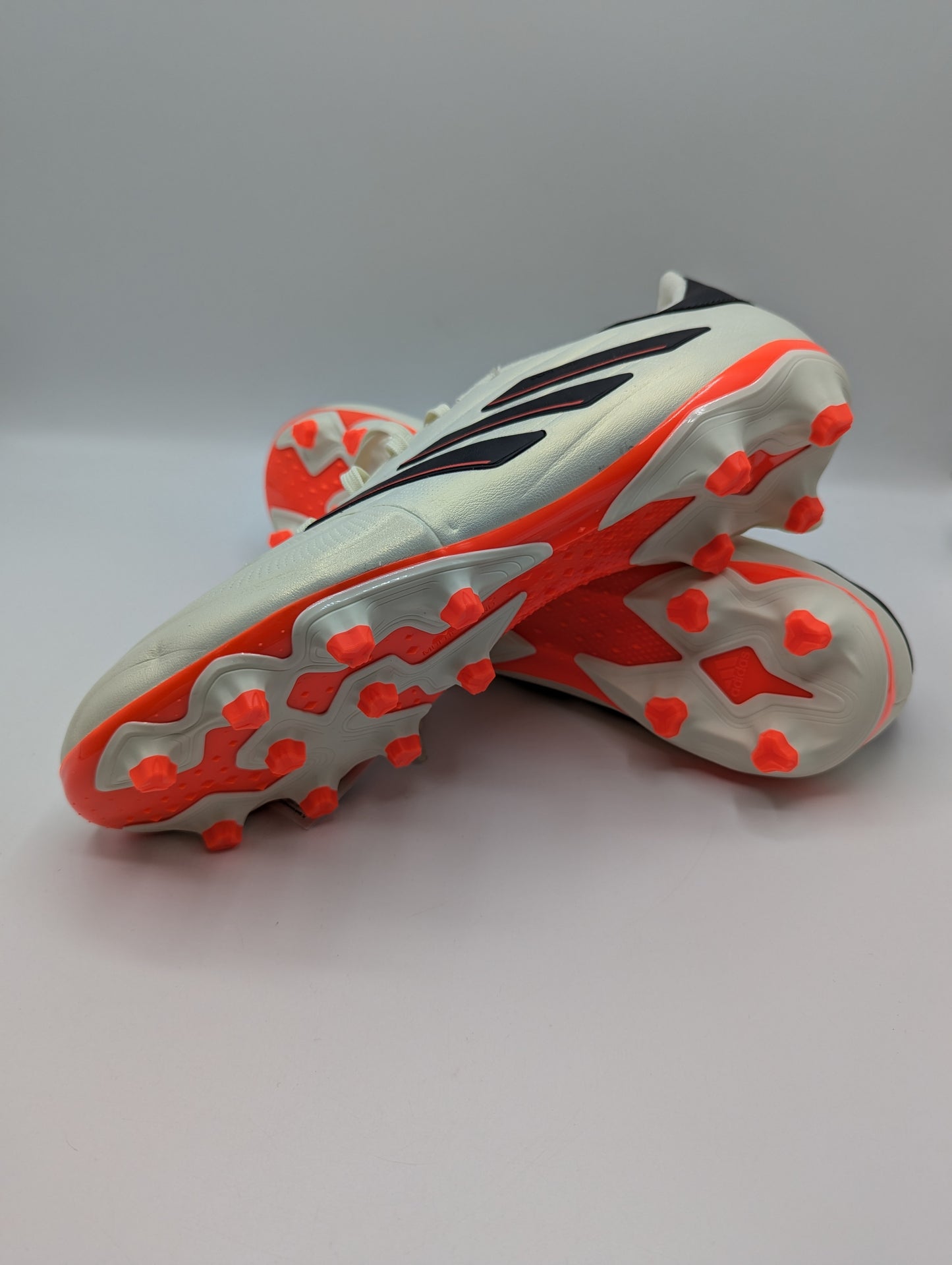 Adidas Copa Pure 2 League Multi-Ground Boots - Ivory / Core Black / Solar Red