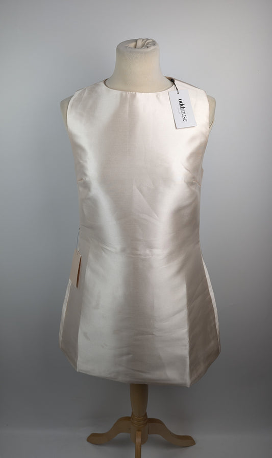 ODD MUSE The Ultimate Muse Satin Shift Dress - Blush Rose (ivory)
