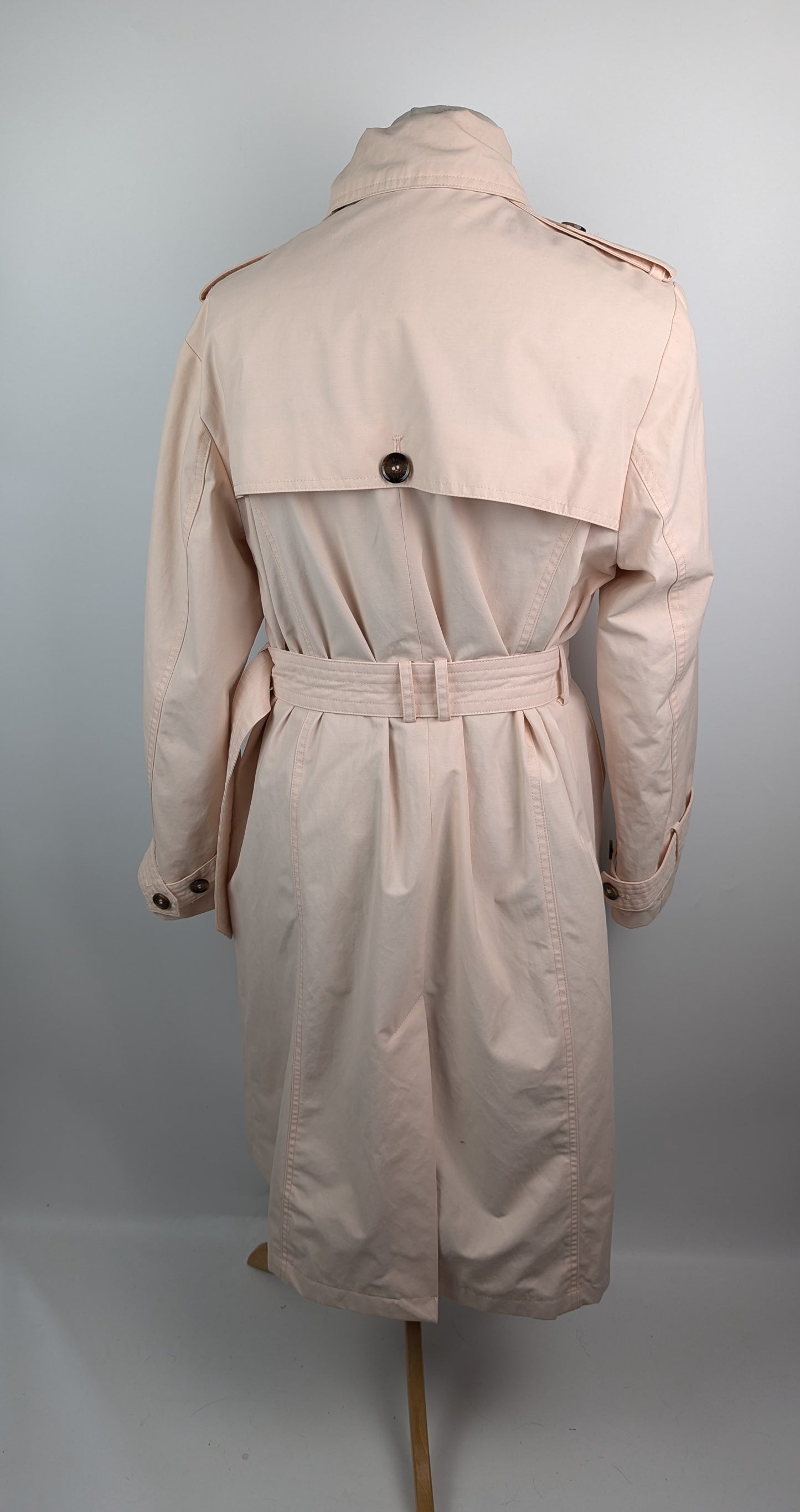 BARBOUR Beal Ladies Showerproof Trench Coat - Primrose Pink
