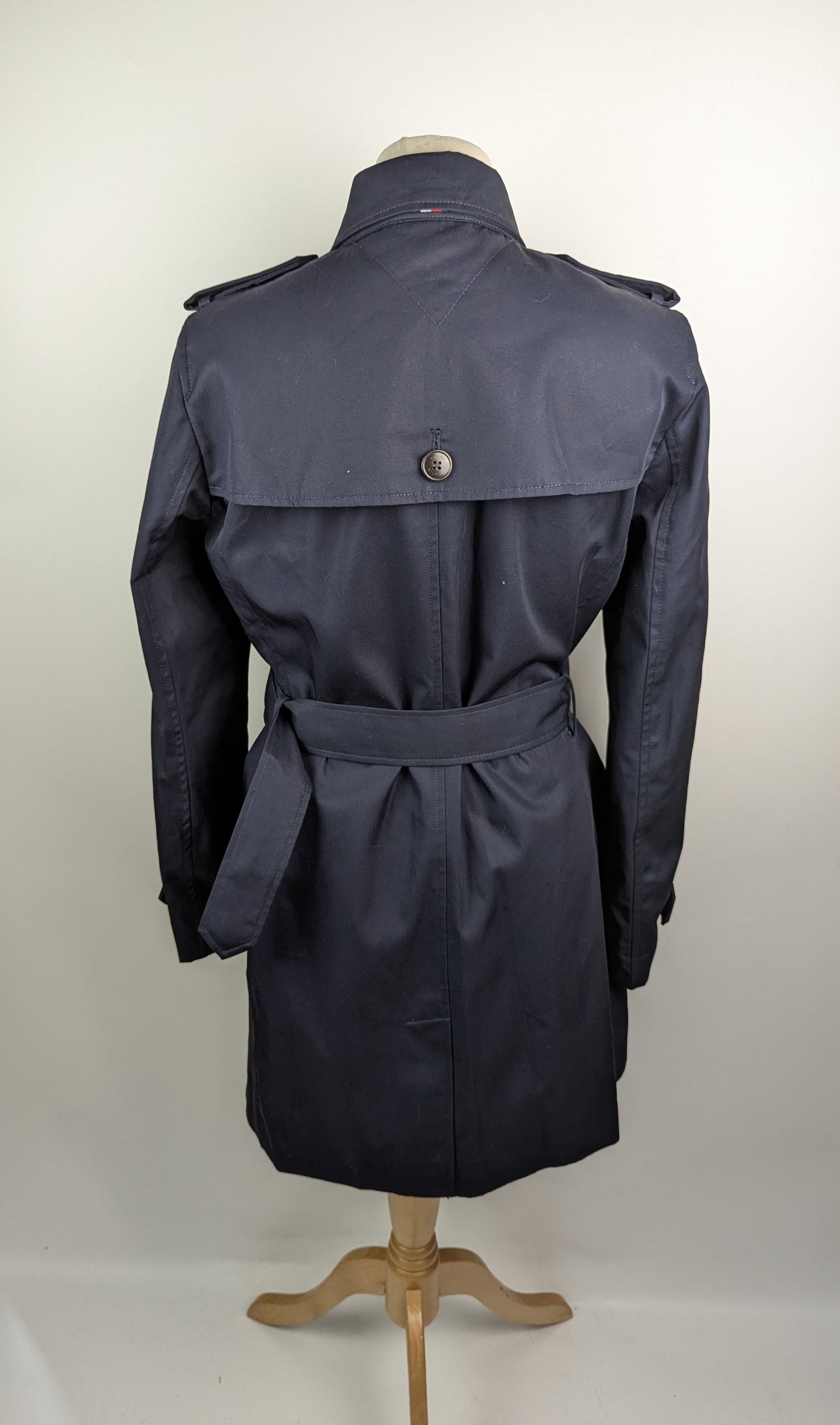 Tommy Hilfiger Womens Heritage Trench Coat - Midnight Blue