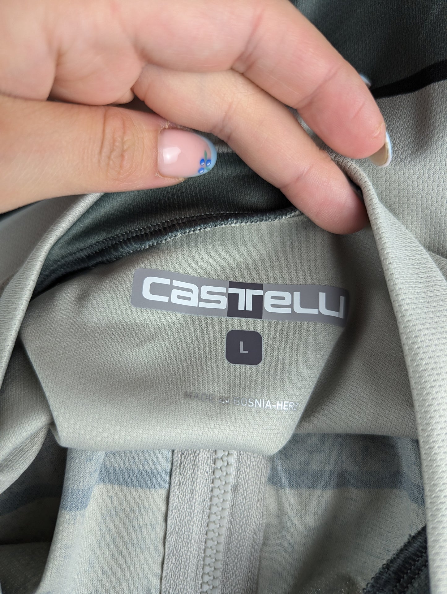 Castelli Entrata Jersey - Beige / Green
