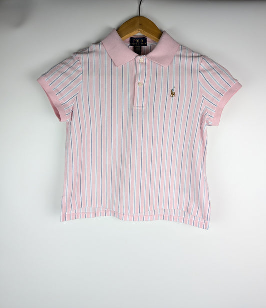 Polo Ralph Lauren Junior Kids Polo Shirt - Light Pink / Blue