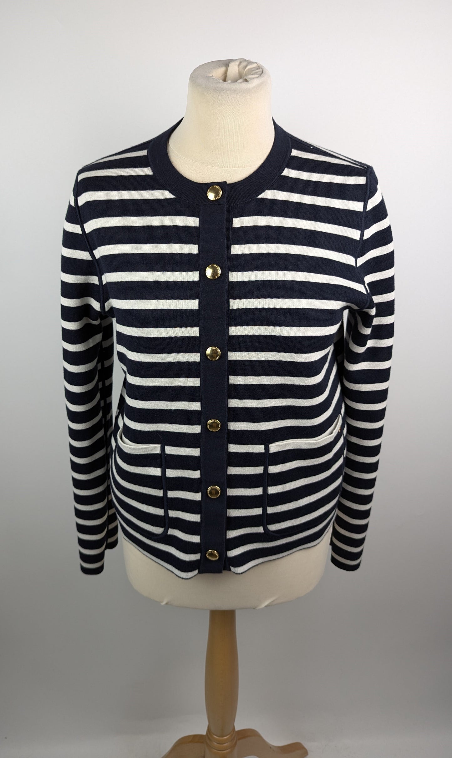 Tommy Hilfiger Reversible Cardigan sweater Womens - Navy
