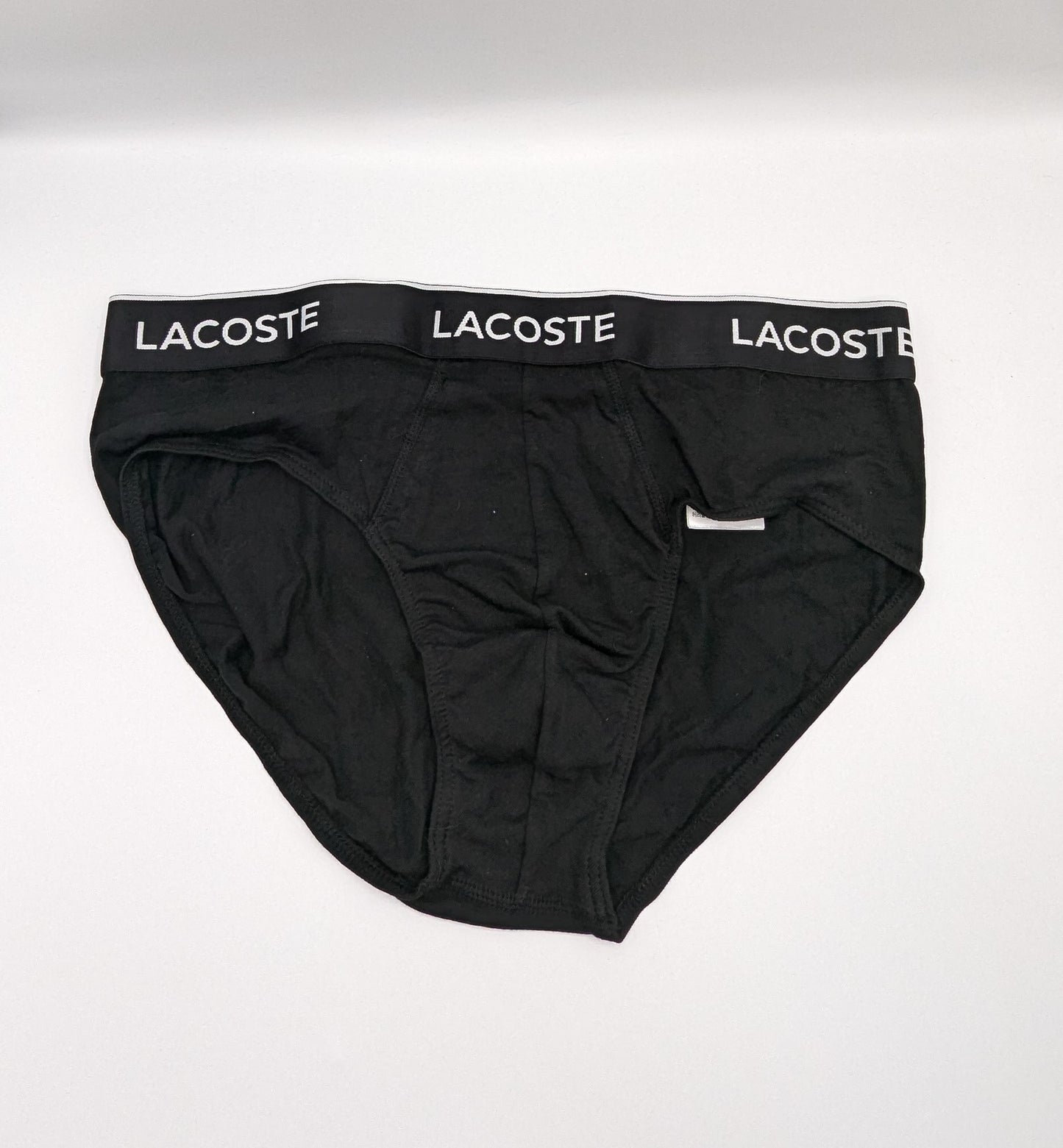 Lacoste Mens 2 Pack Briefs - Black