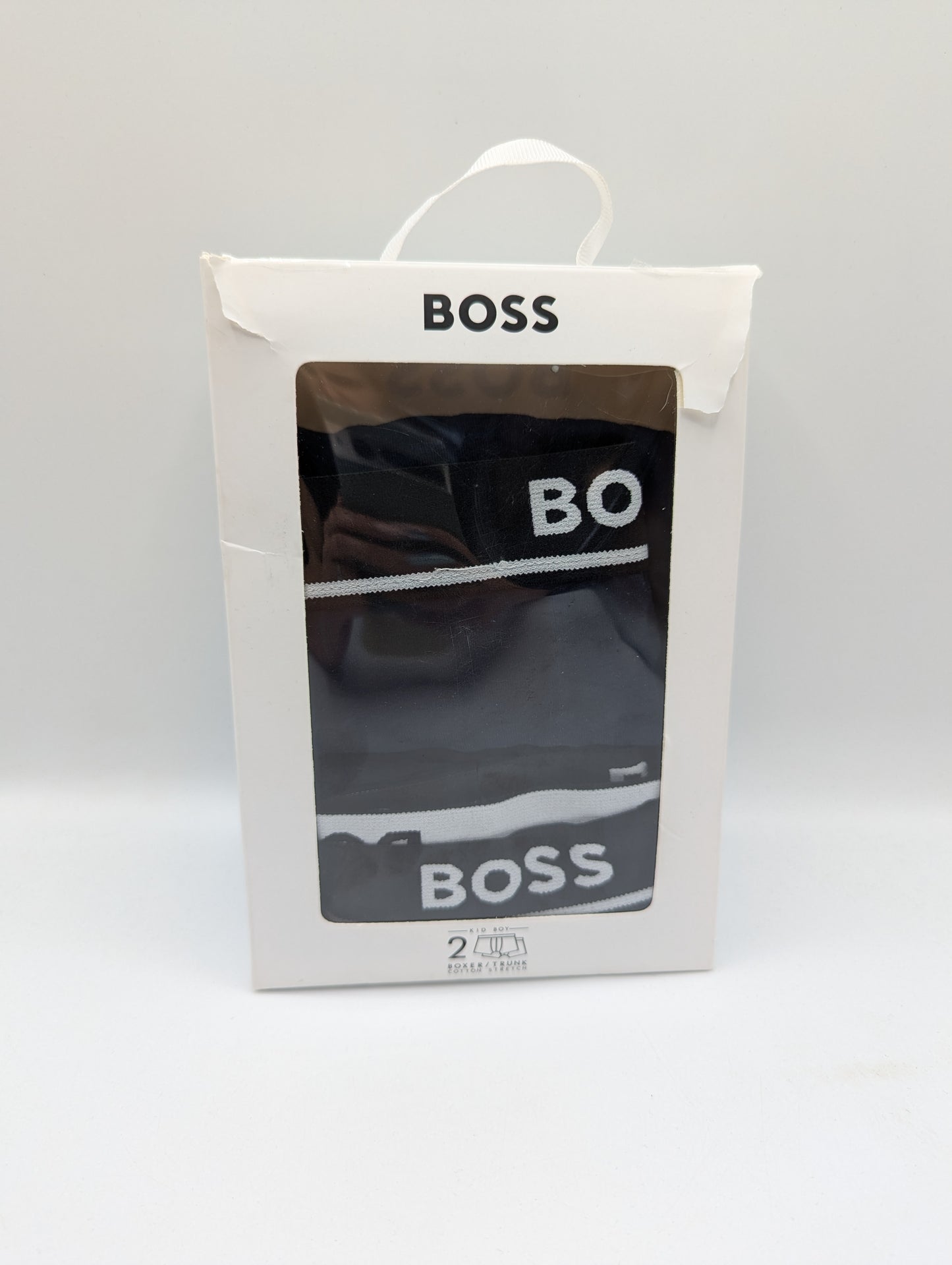 Boss 2 Pack Logo Boxers Junior - Navy