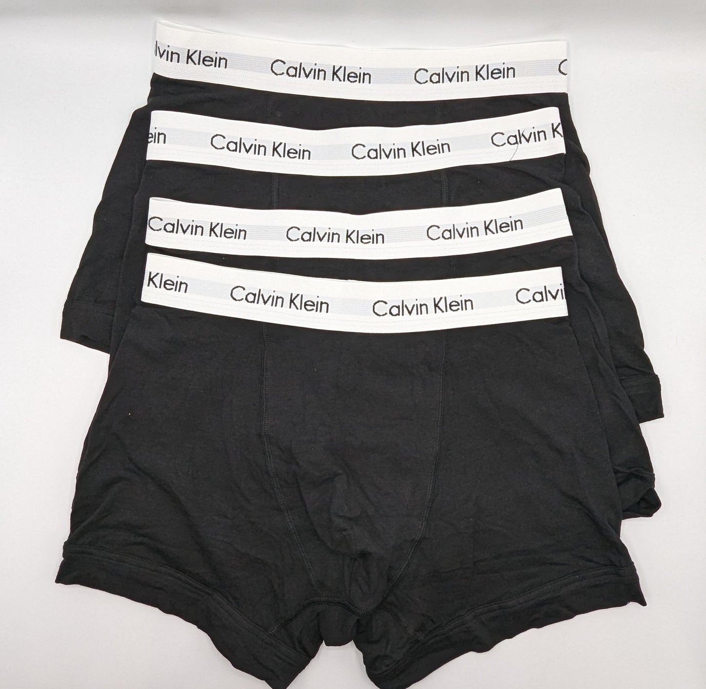 Calvin Klein X4 Cotton Stretch Boxer Shorts - Black