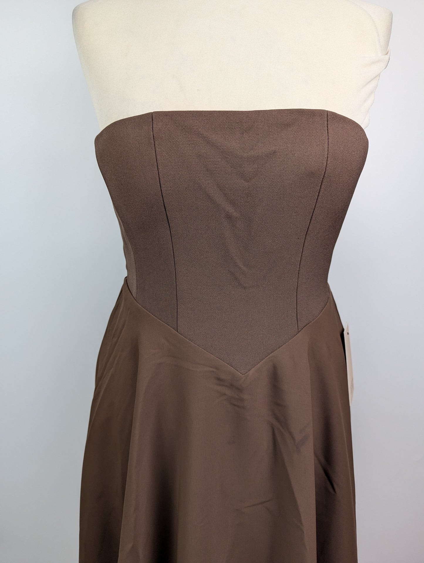 ODD MUSE The Ultimate Muse Strapless Midi Dress - Brown