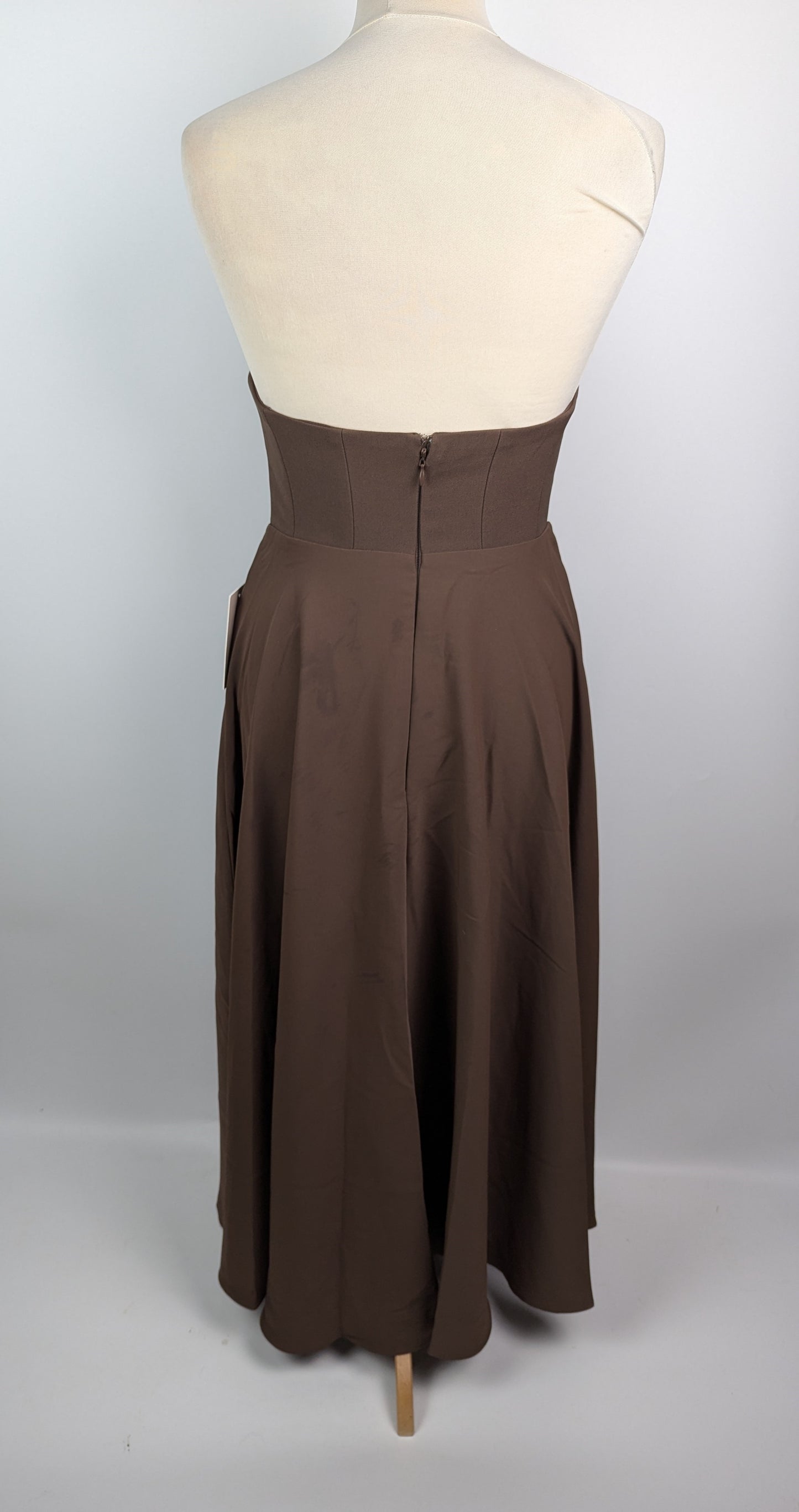 ODD MUSE The Ultimate Muse Strapless Midi Dress - Brown