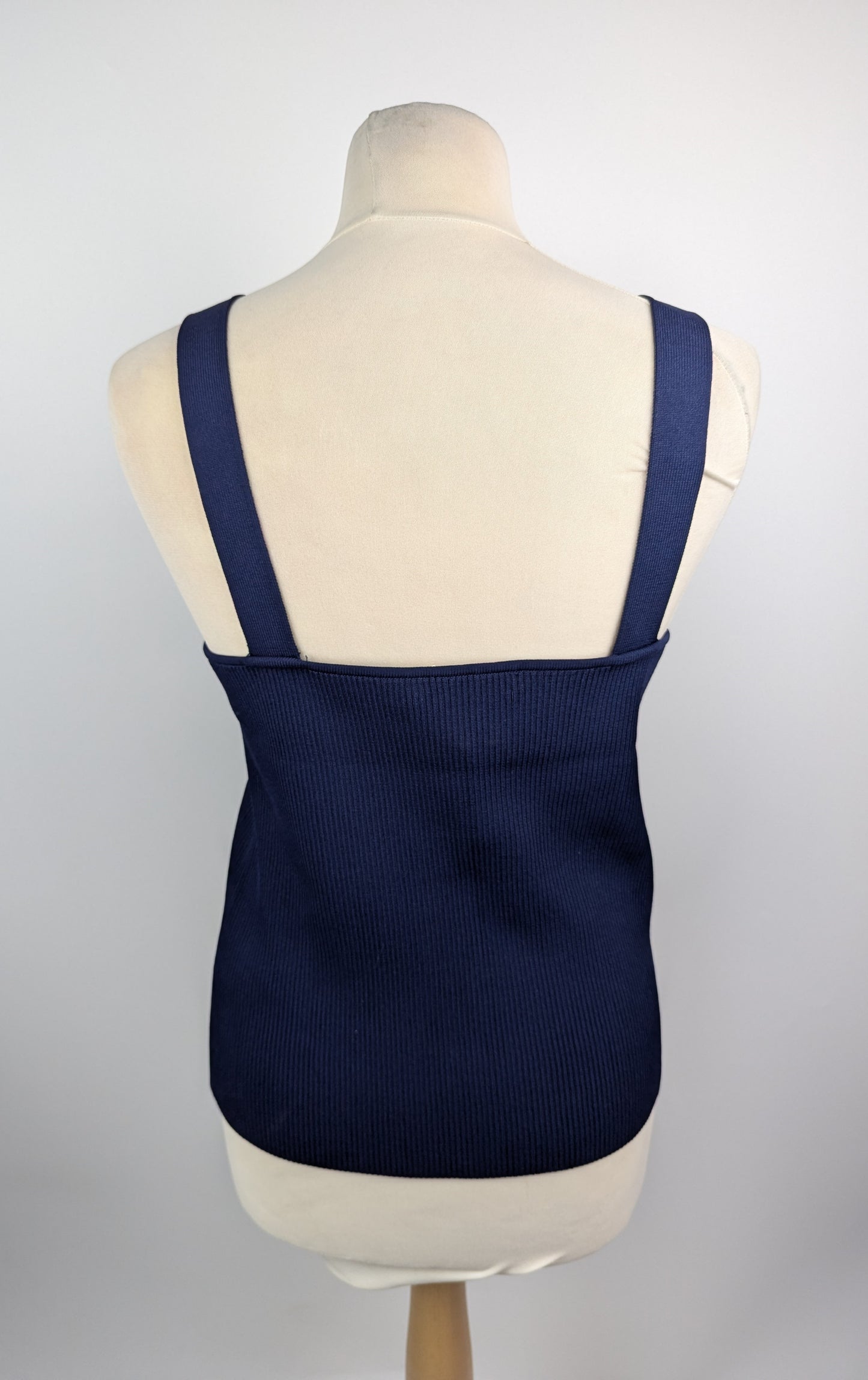 Lauren Ralph Lauren Womens Ribbed Vesy - Navy