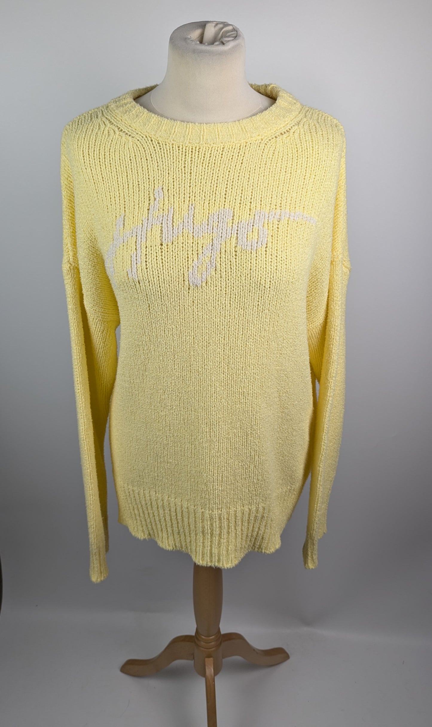 Hugo Sareed Womens Knit Jumper - Yellow