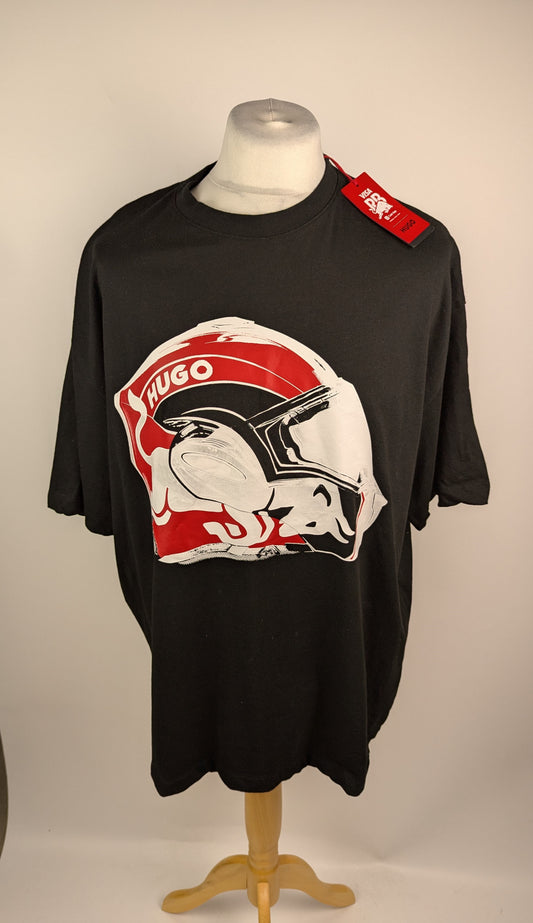 HUGO Mens Dit x Red Bull Racing T Shirt - Black / Red