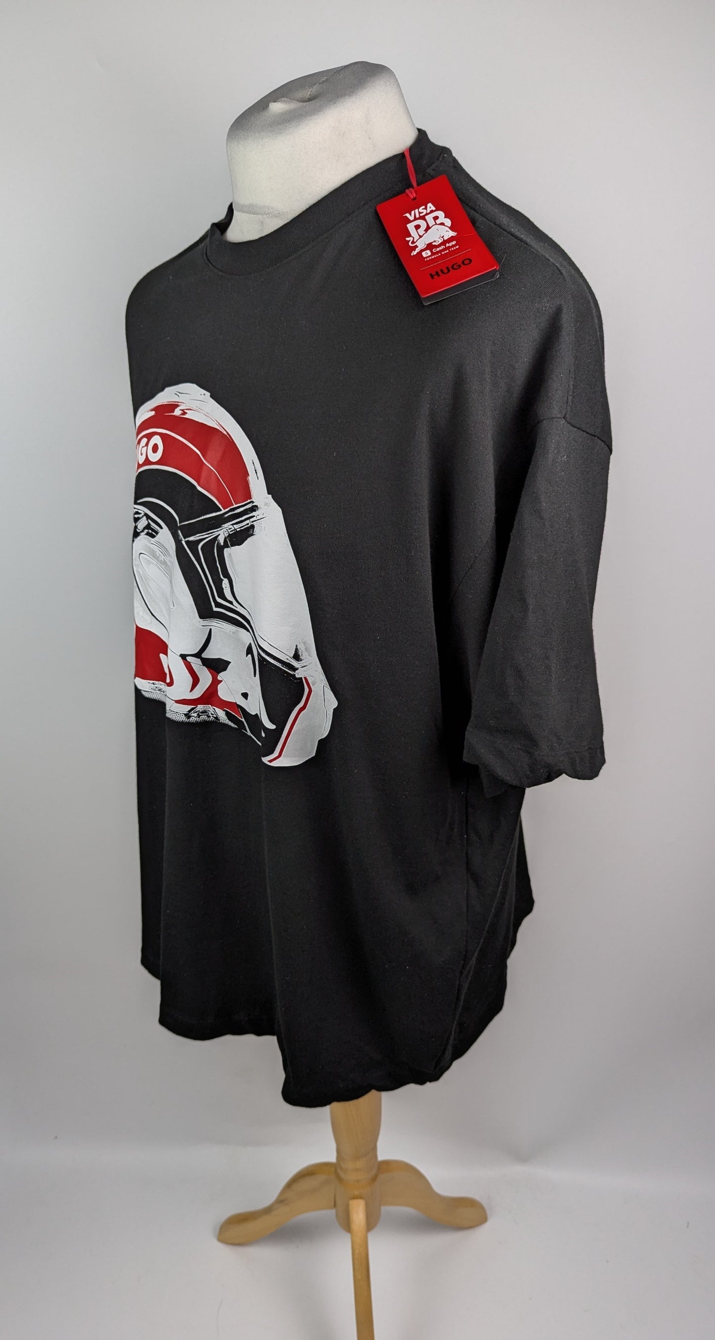HUGO Mens Dit x Red Bull Racing T Shirt - Black / Red