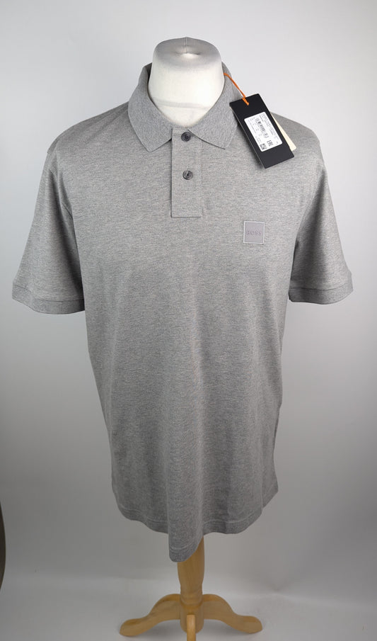 BOSS Mens Passenger Polo Shirt - Grey