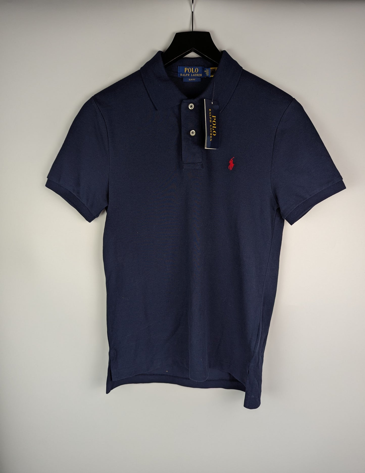 Polo Ralph Lauren Boys Slim Fit Short Sleeve Polo Shirt - Navy
