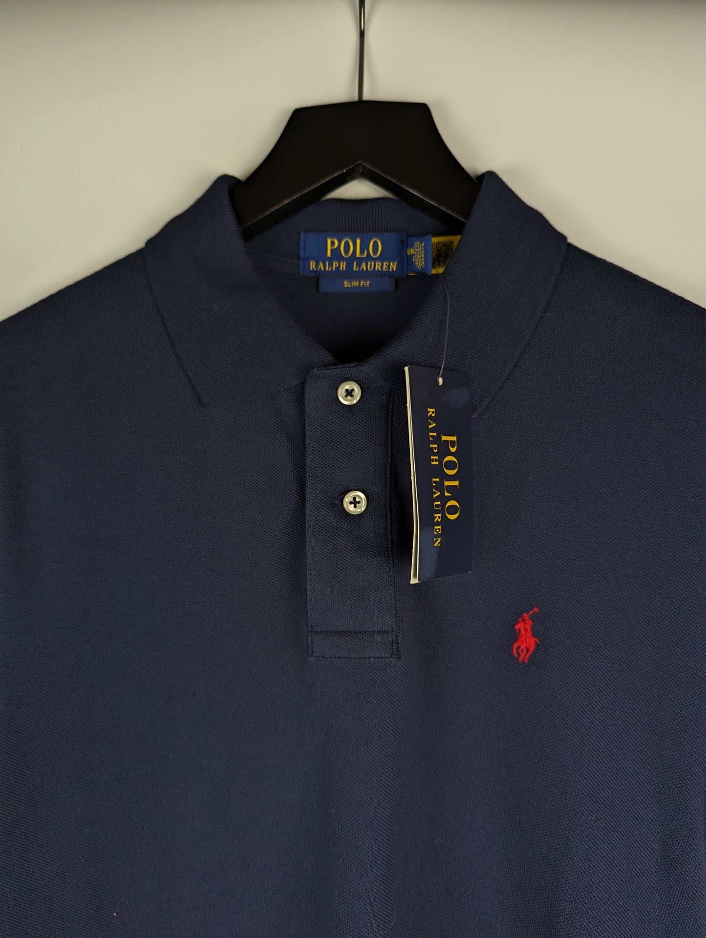 Polo Ralph Lauren Boys Slim Fit Short Sleeve Polo Shirt - Navy