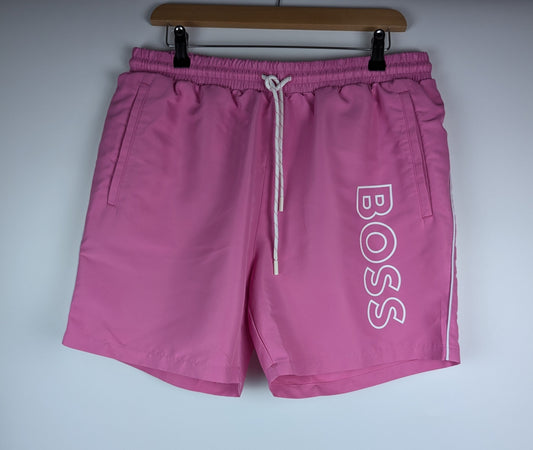 BOSS Men's Sormfish Swim Shorts - Pink