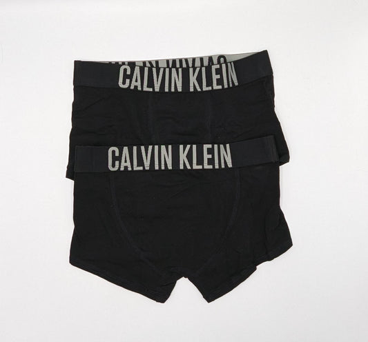 Calvin Klein IP 2 Pack Boxer Trunks Junior Boys - Black