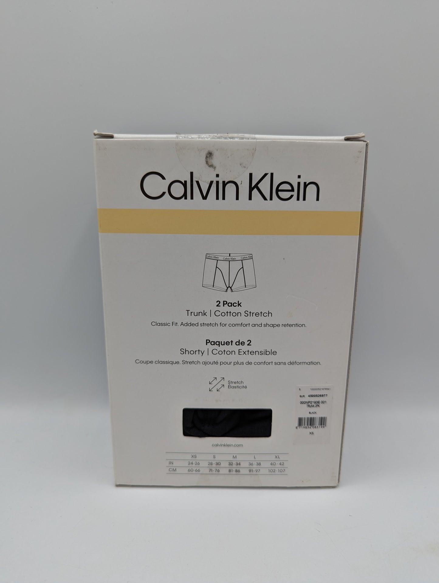 Calvin Klein 2 Pack Trunks boxers - Black