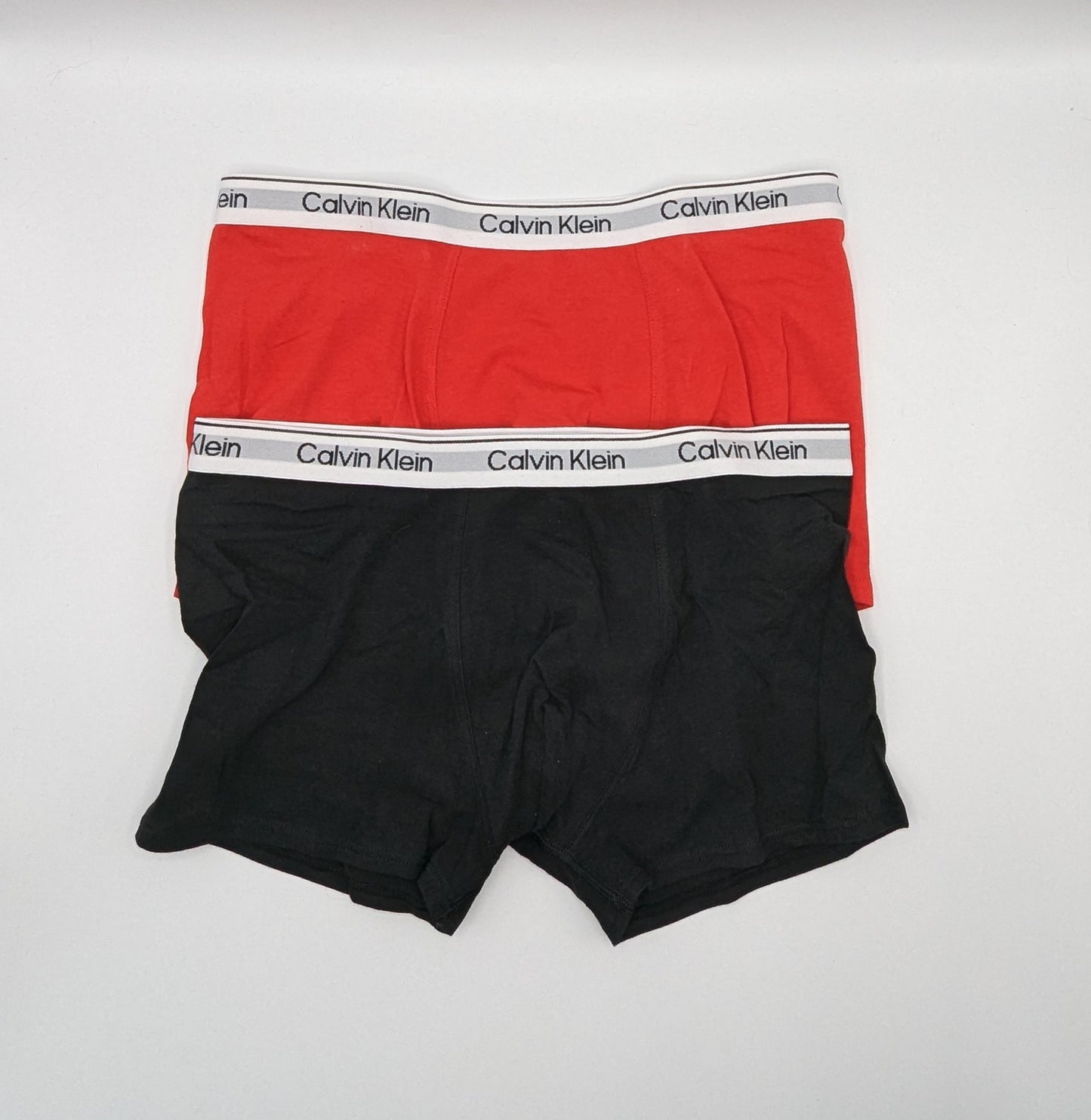 Calvin Klein 2 Pack Boxer Shorts Junior Boys - Black /Red