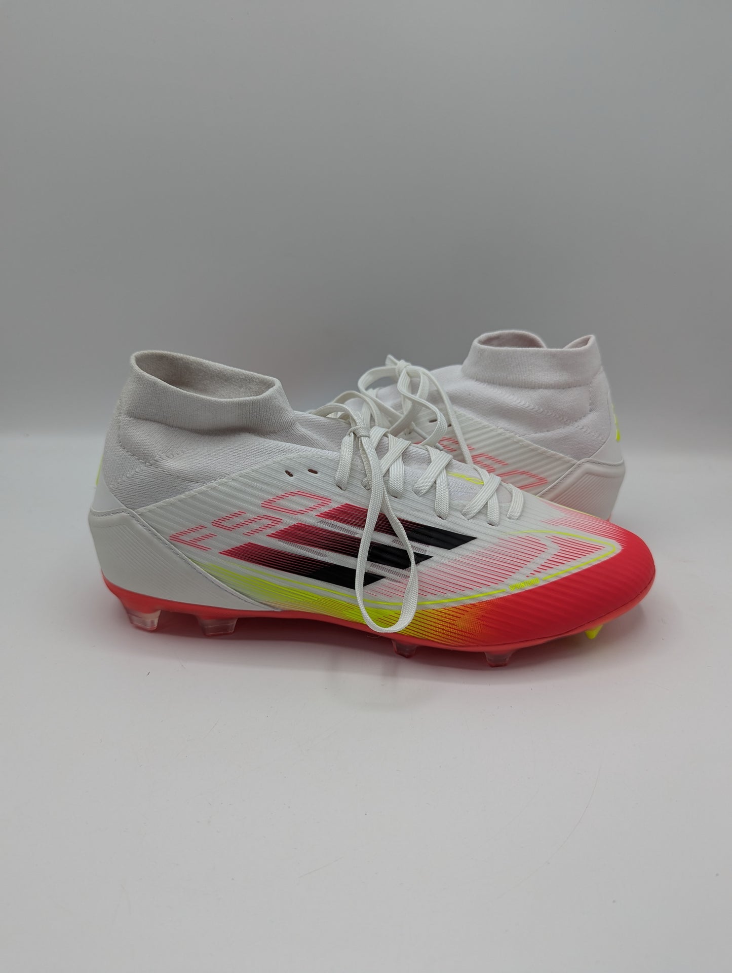 Adidas F50 League Firm Ground Football Boots - White / Red