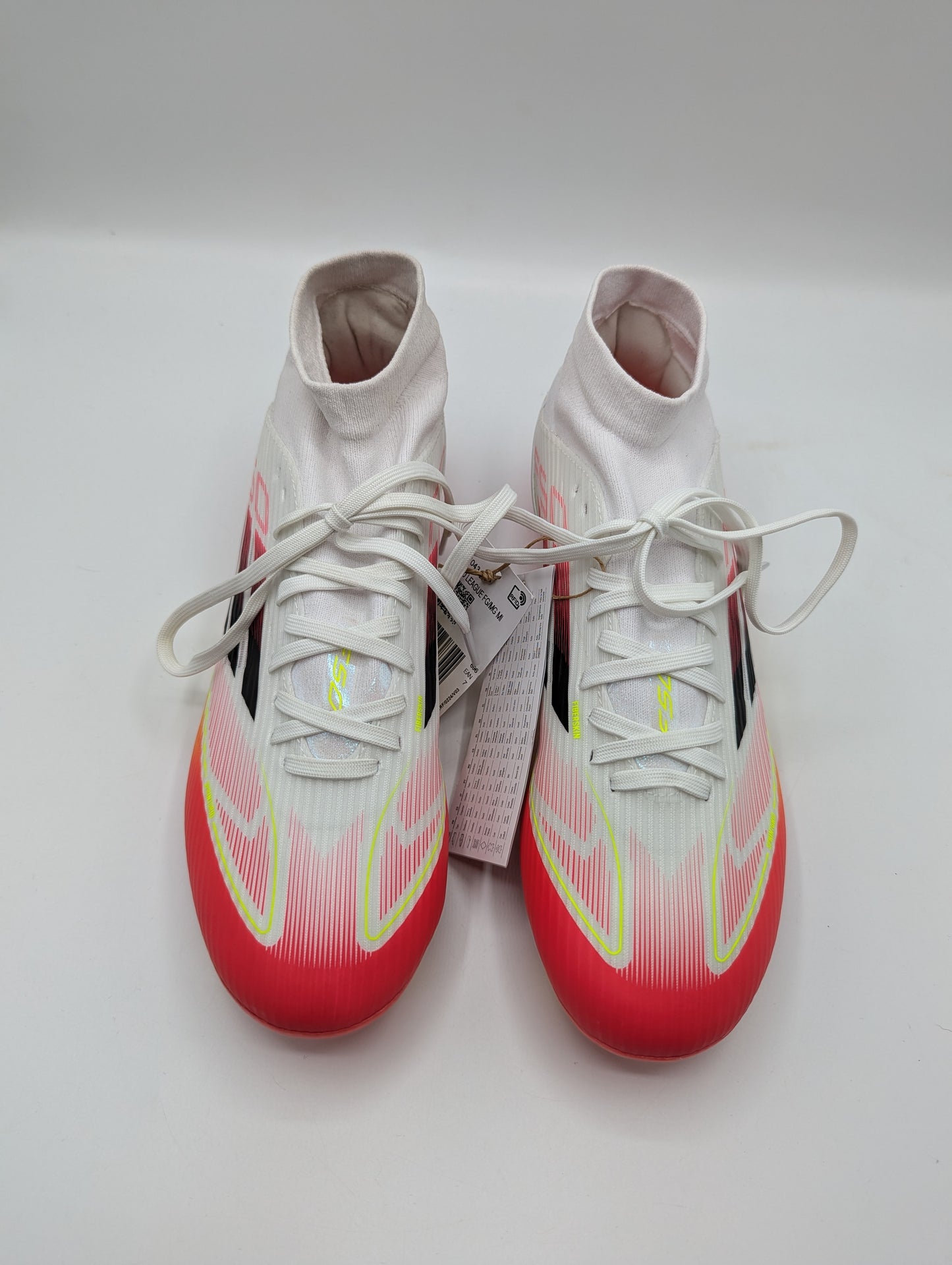 Adidas F50 League Firm Ground Football Boots - White / Red