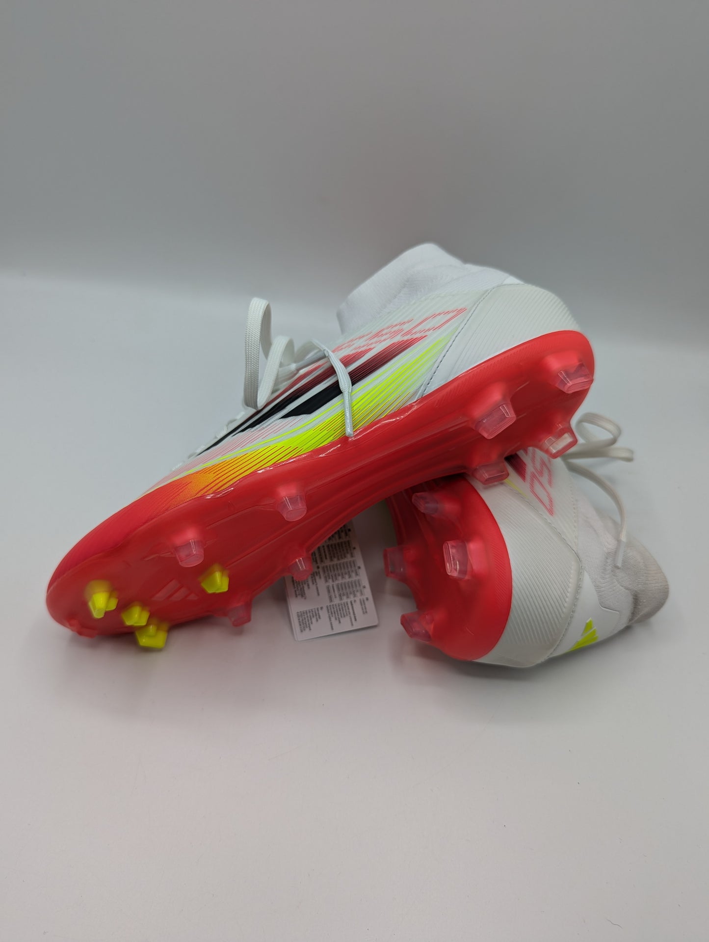 Adidas F50 League Firm Ground Football Boots - White / Red