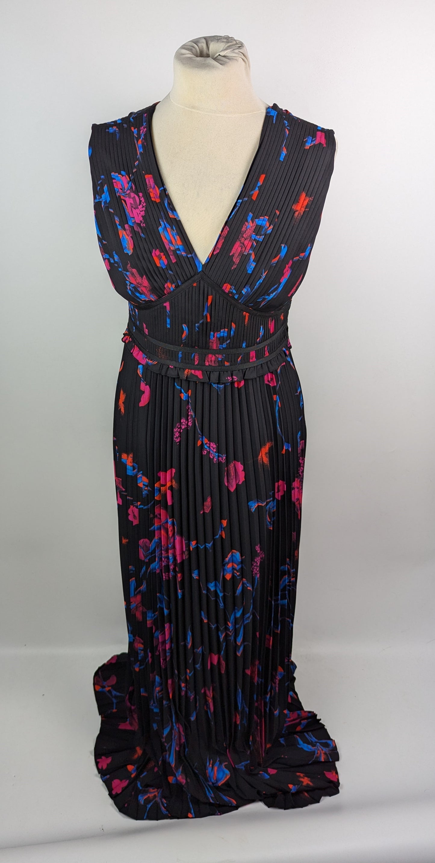 Boss Deparie Womens Maxi Dress - Black / Multi