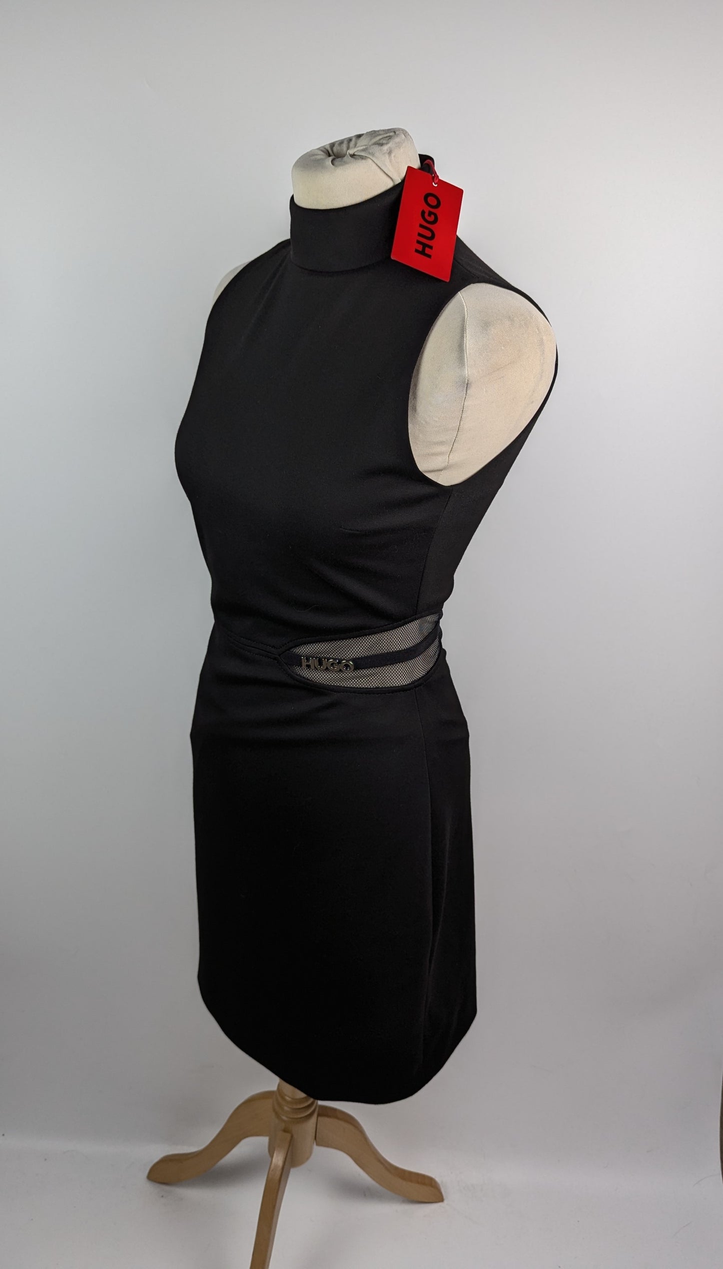 Hugo Kirin Womens Mini Dress - Black