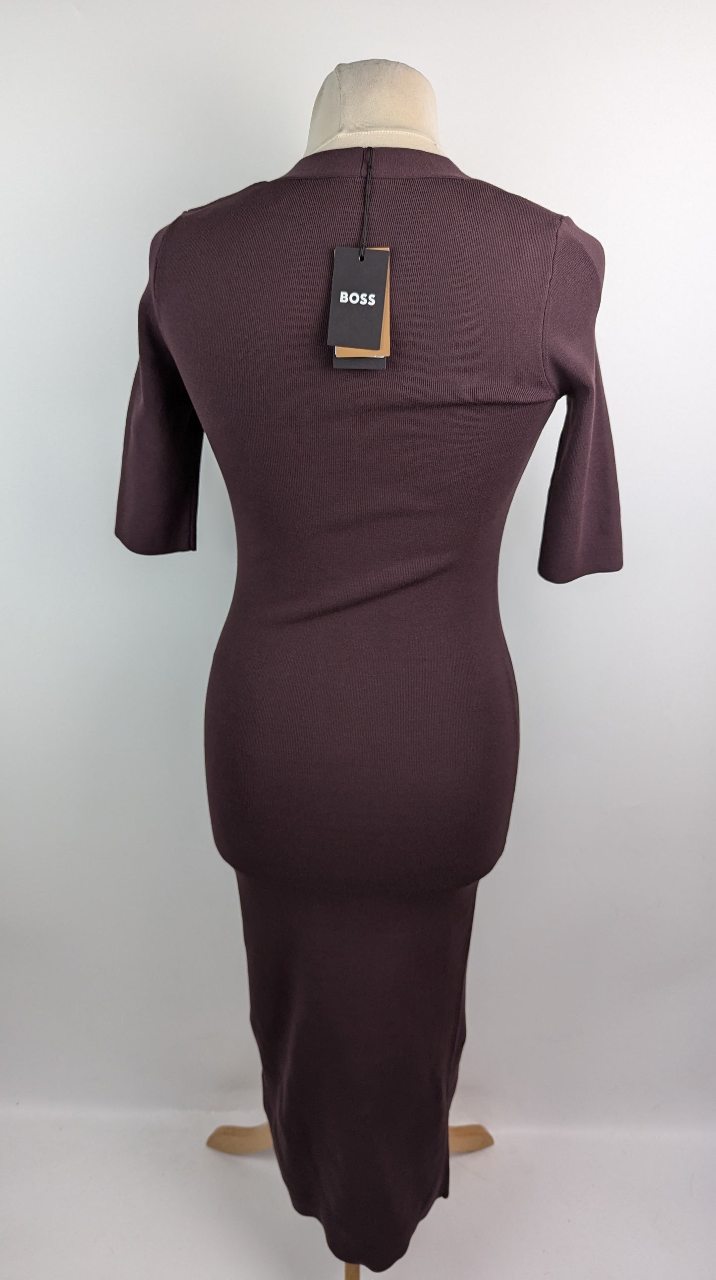 Boss Fezanin Womens Bodycon Dress Womens - Dark Purple