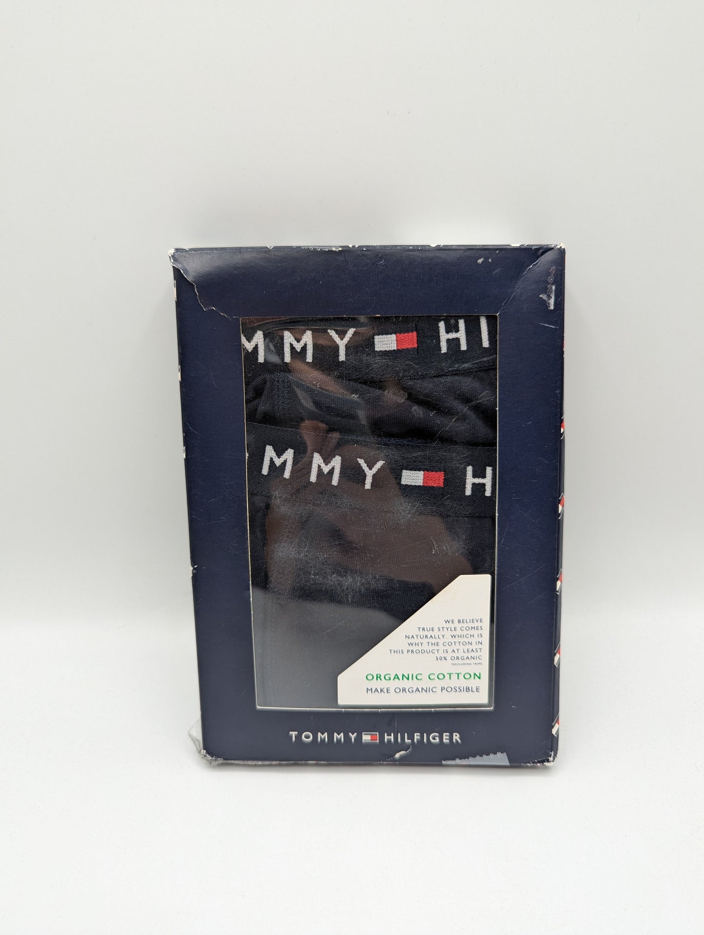 Tommy Hilfiger 2 Pack Logo Boxer Shorts - Navy