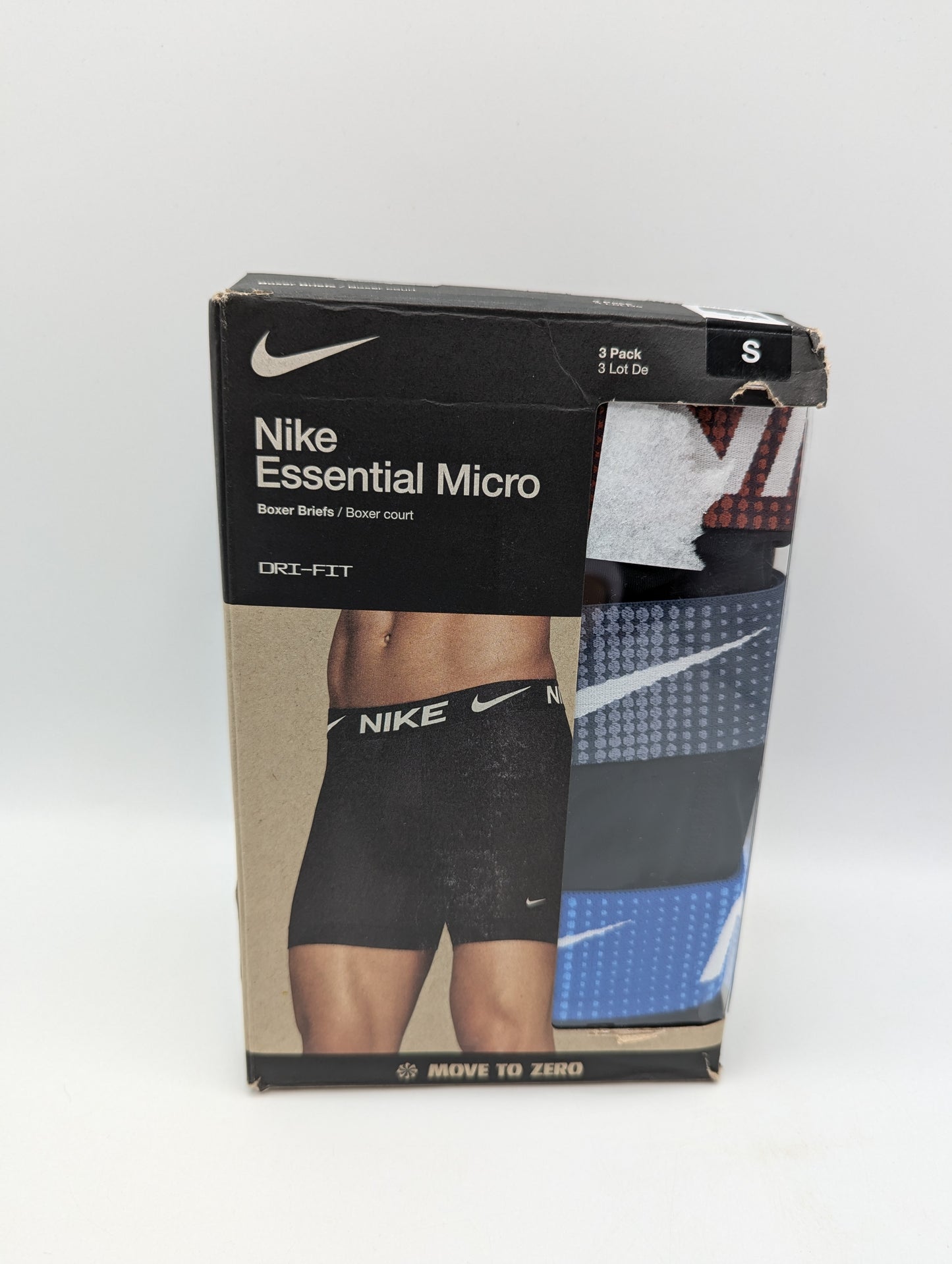 Nike 3 Pack Dri-FIT Boxer Shorts Mens - Black - Ryl/Slate/Burg