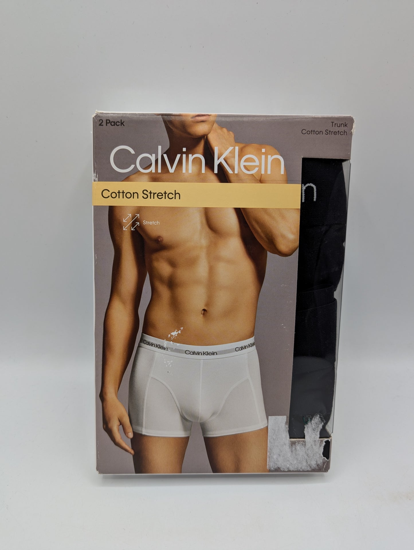 CALVIN KLEIN 2 Pack Boxer Trunks - Black