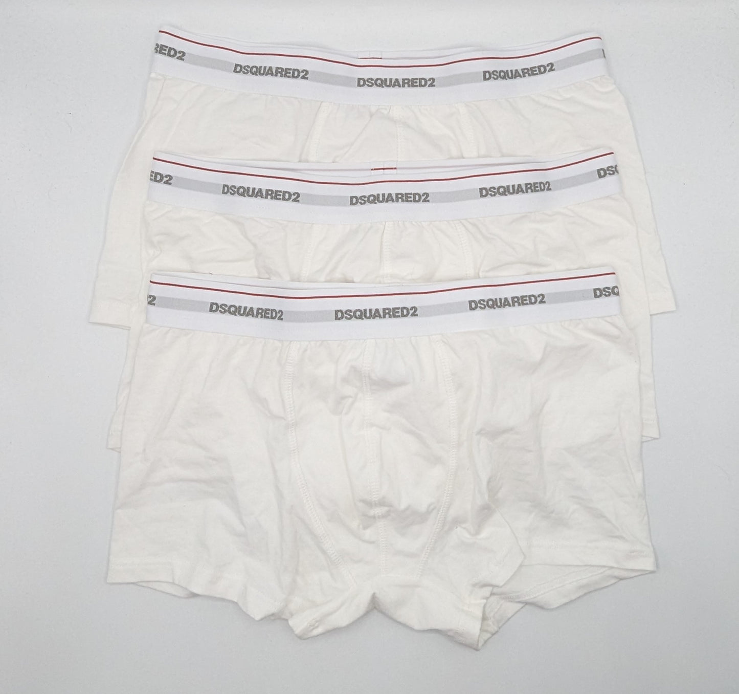 DSQUARED2 3 Pack Boxer Briefs - White