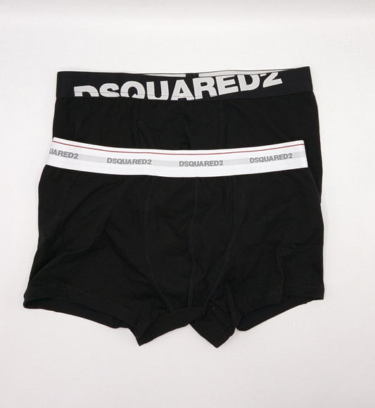 DSQUARED2 2 Pack Boxer Briefs - Black