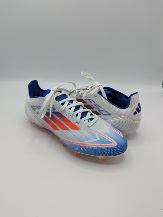 Adidas F50 Pro Juniors Firm Ground Football Boots - White / Multi