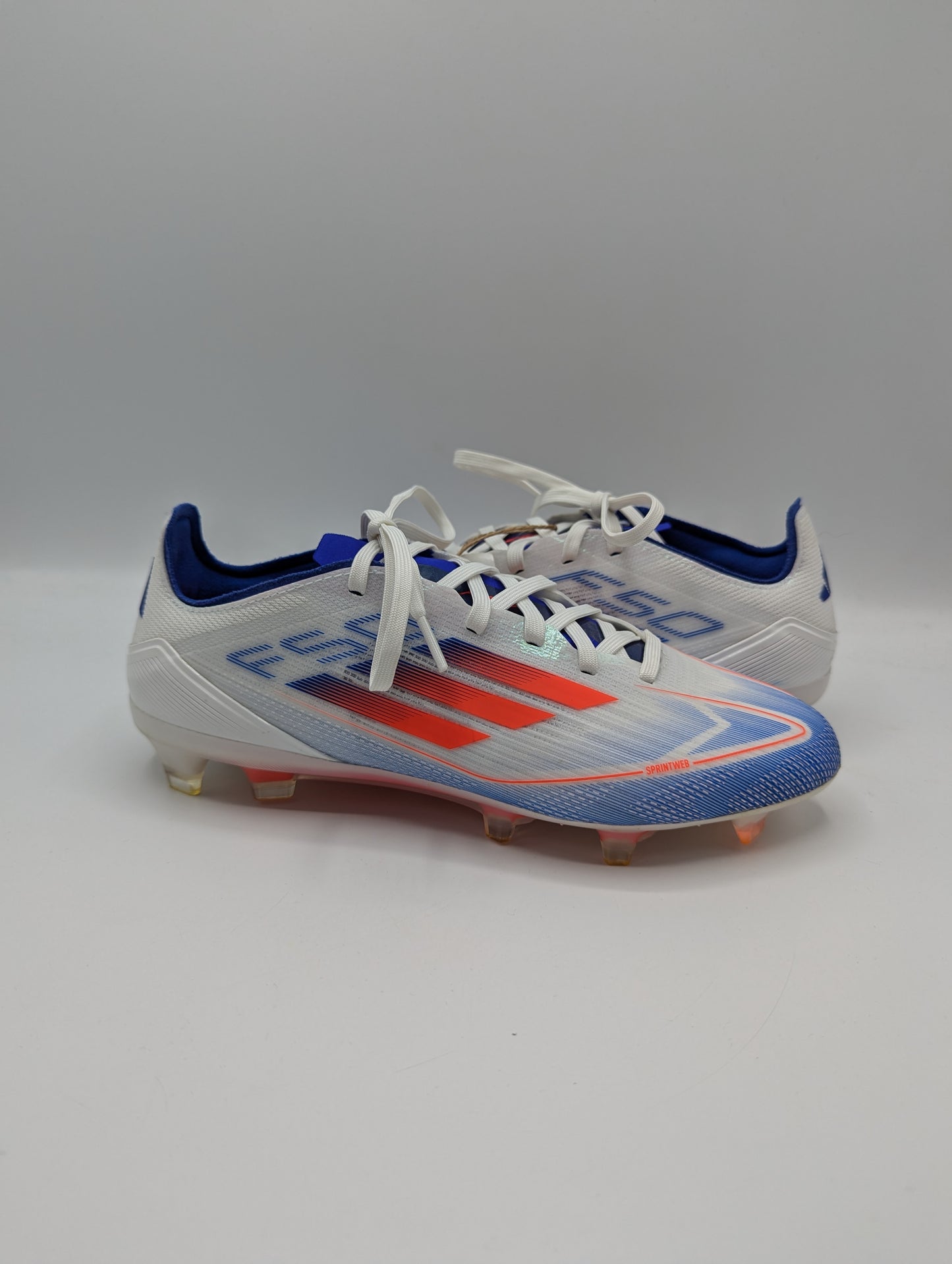 Adidas F50 Pro Juniors Firm Ground Football Boots - White / Multi