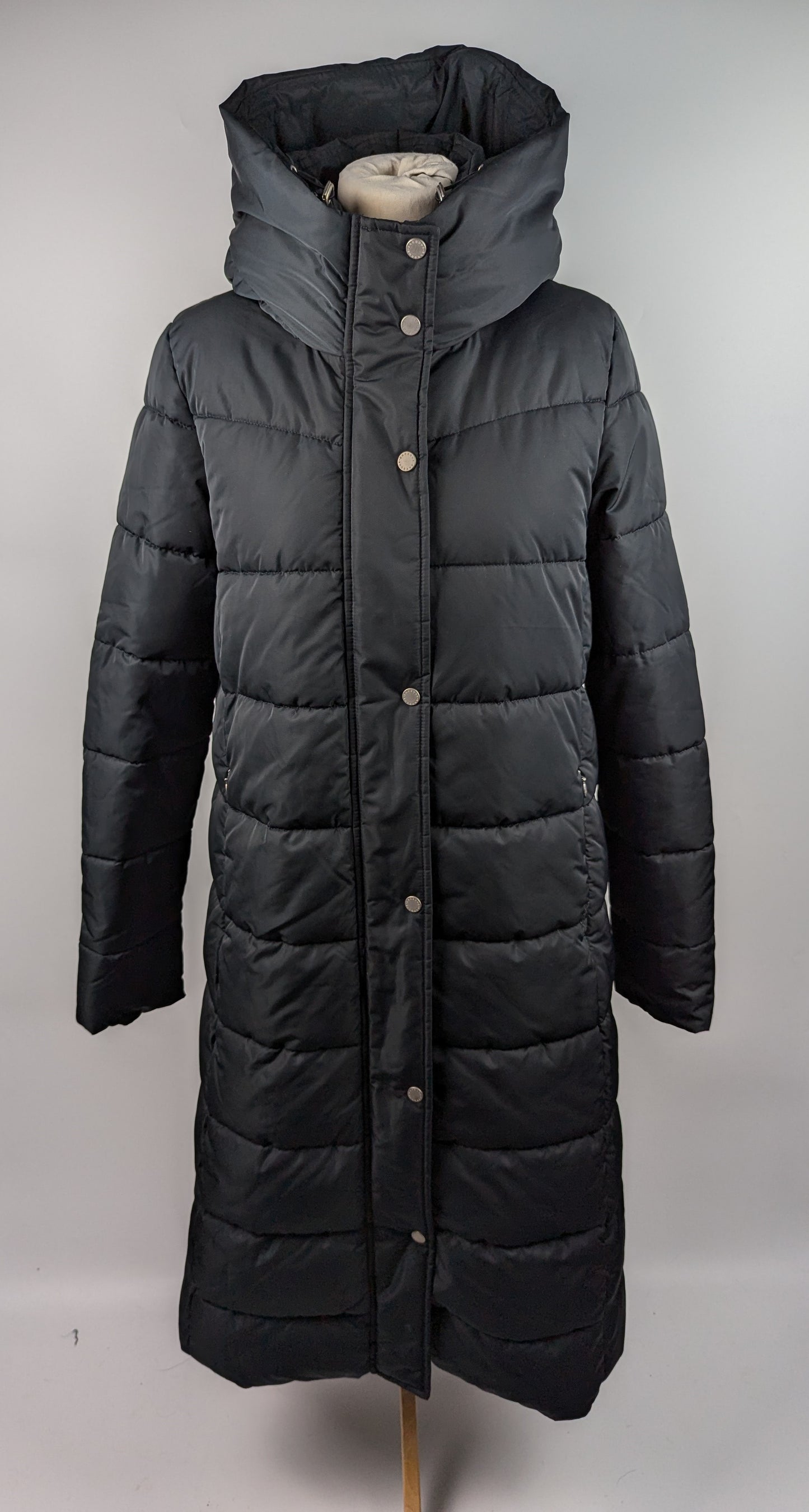 BARBOUR Zenia Long Quilted Jacket - Black