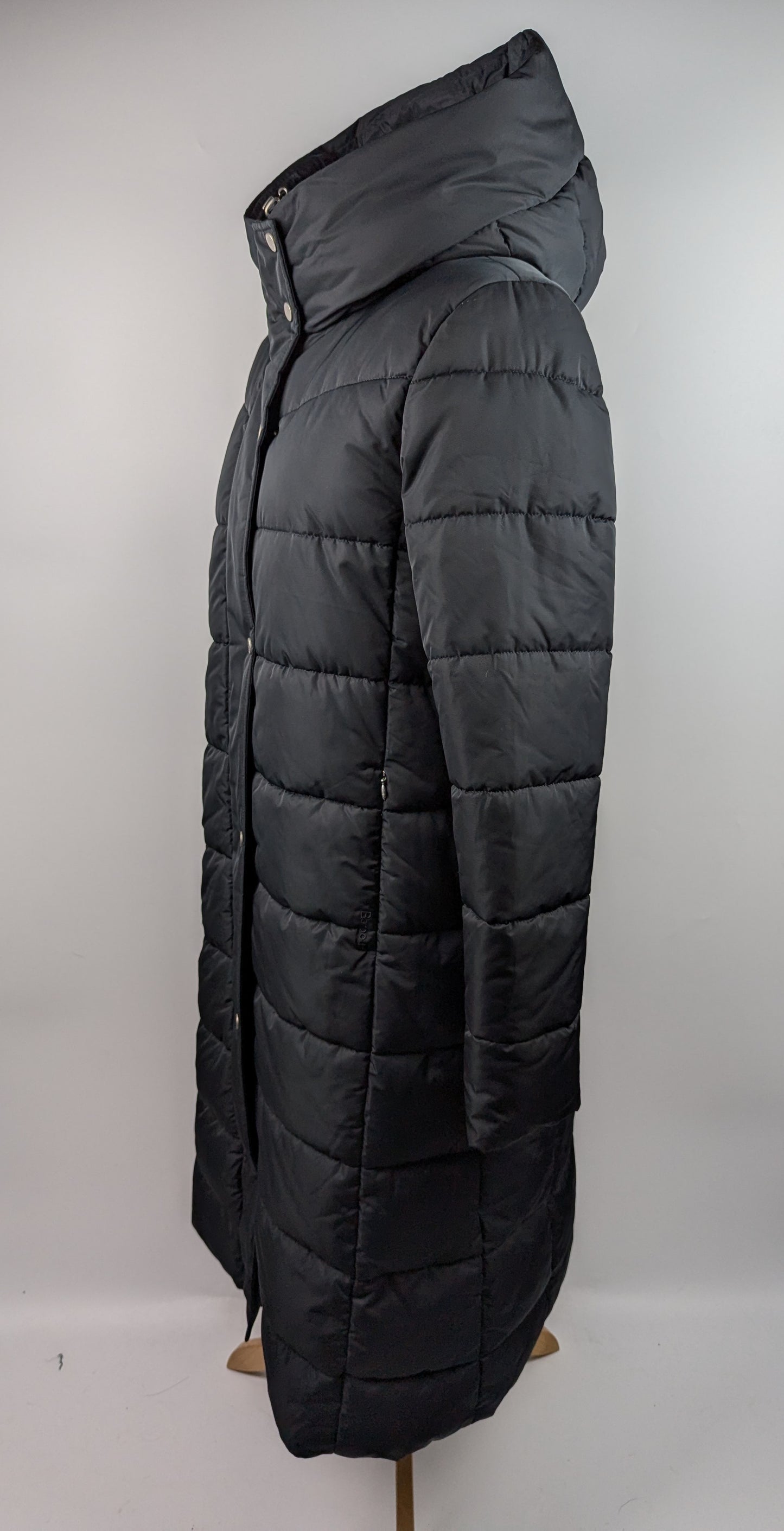 BARBOUR Zenia Long Quilted Jacket - Black
