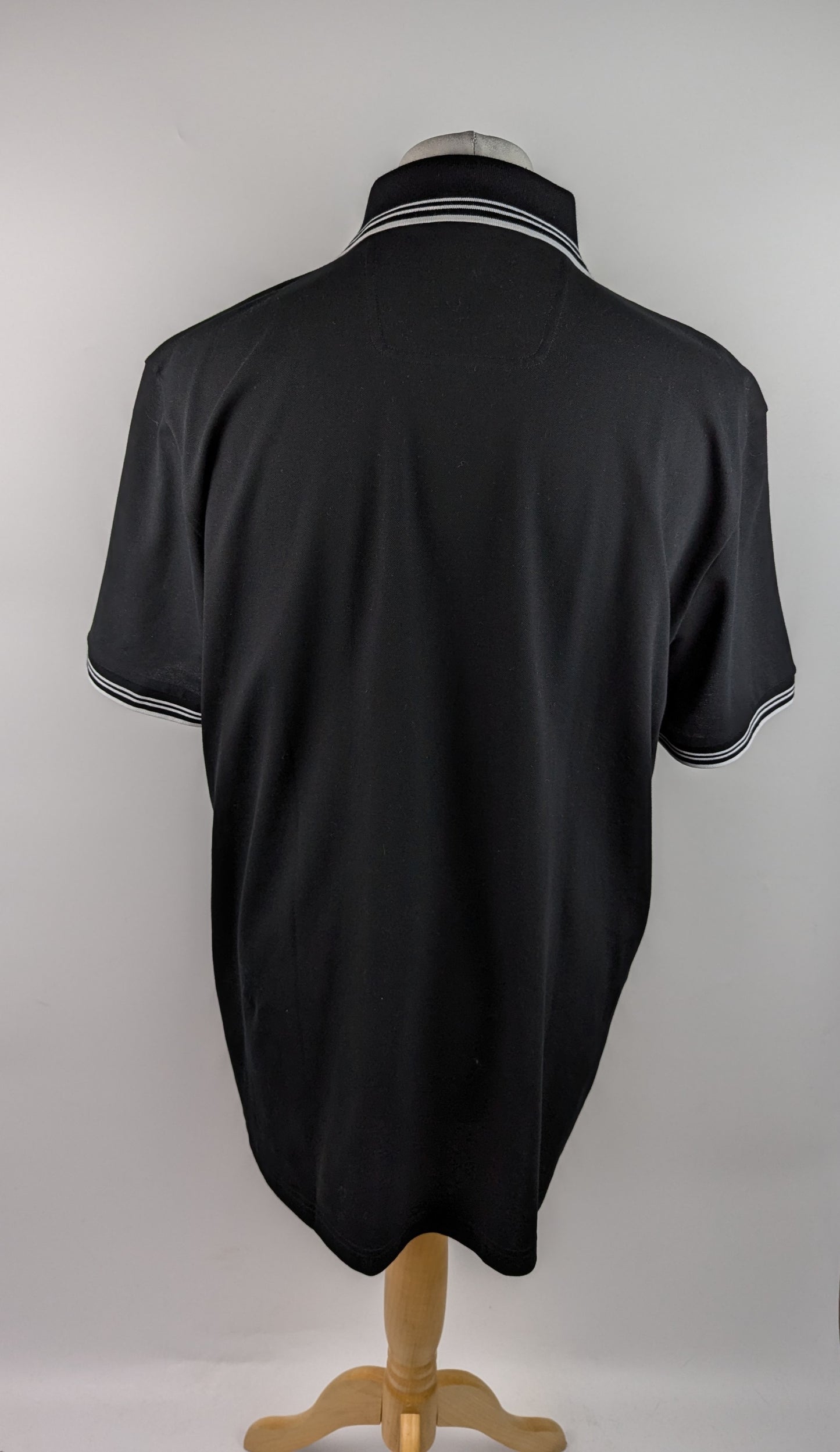 Boss Men's Paul Polo Shirt - Black / White