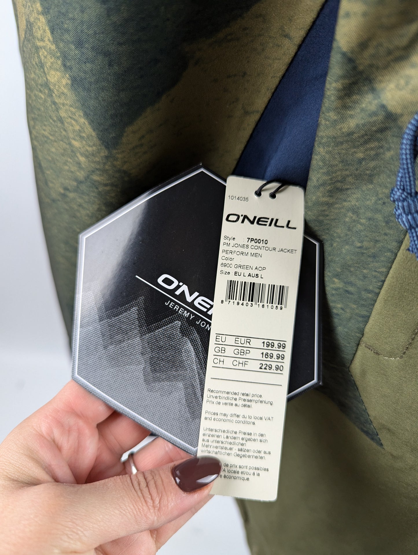 O'Neill Jones Contour Men's Snow Jackets - Green / Navy