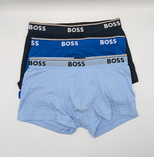Boss Mens Trunk 3-Pack - Blue / Light Blue / Navy