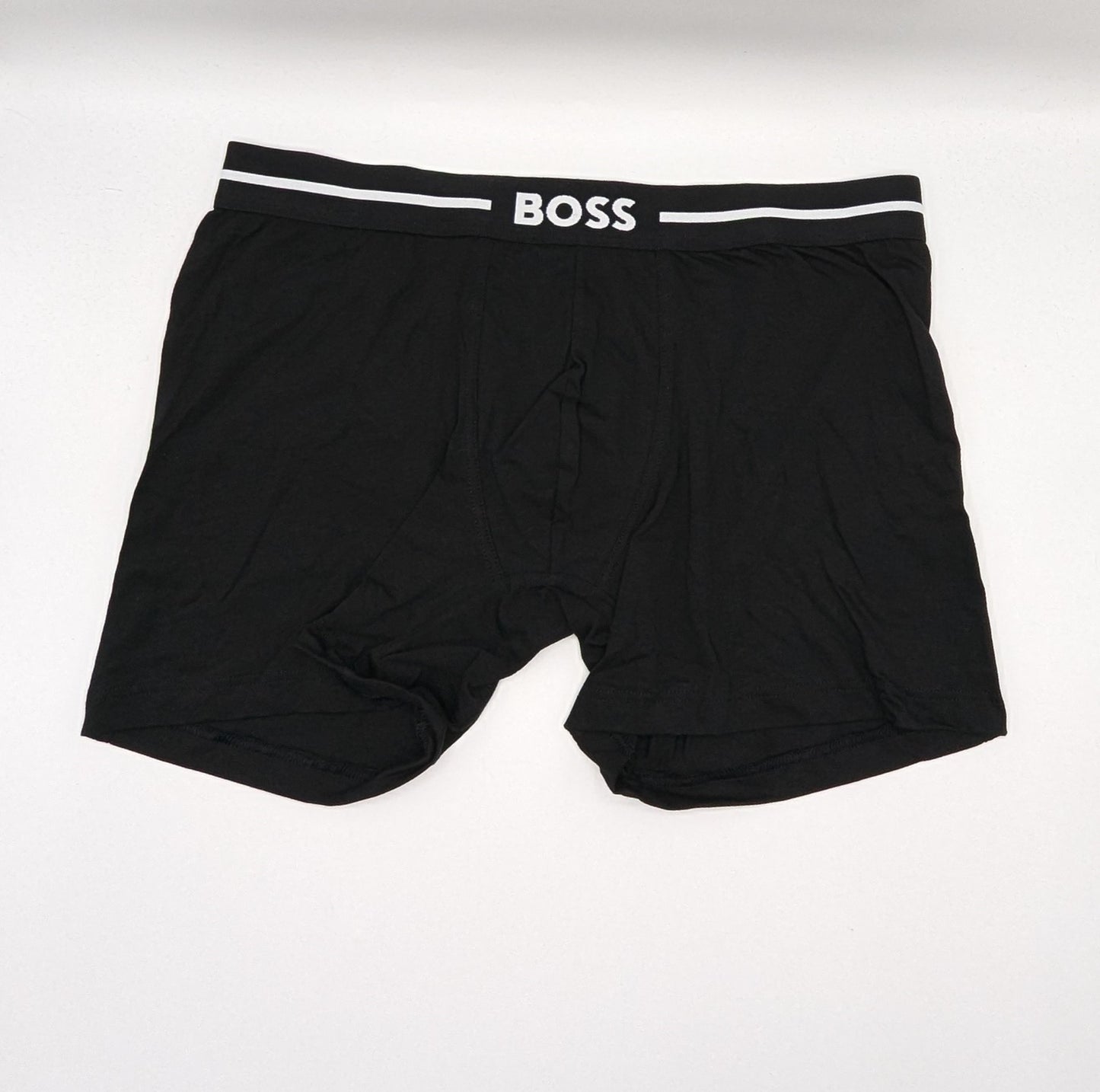 BOSS Mens 3 Pack Bold Organic Cotton Boxer Shorts - Black