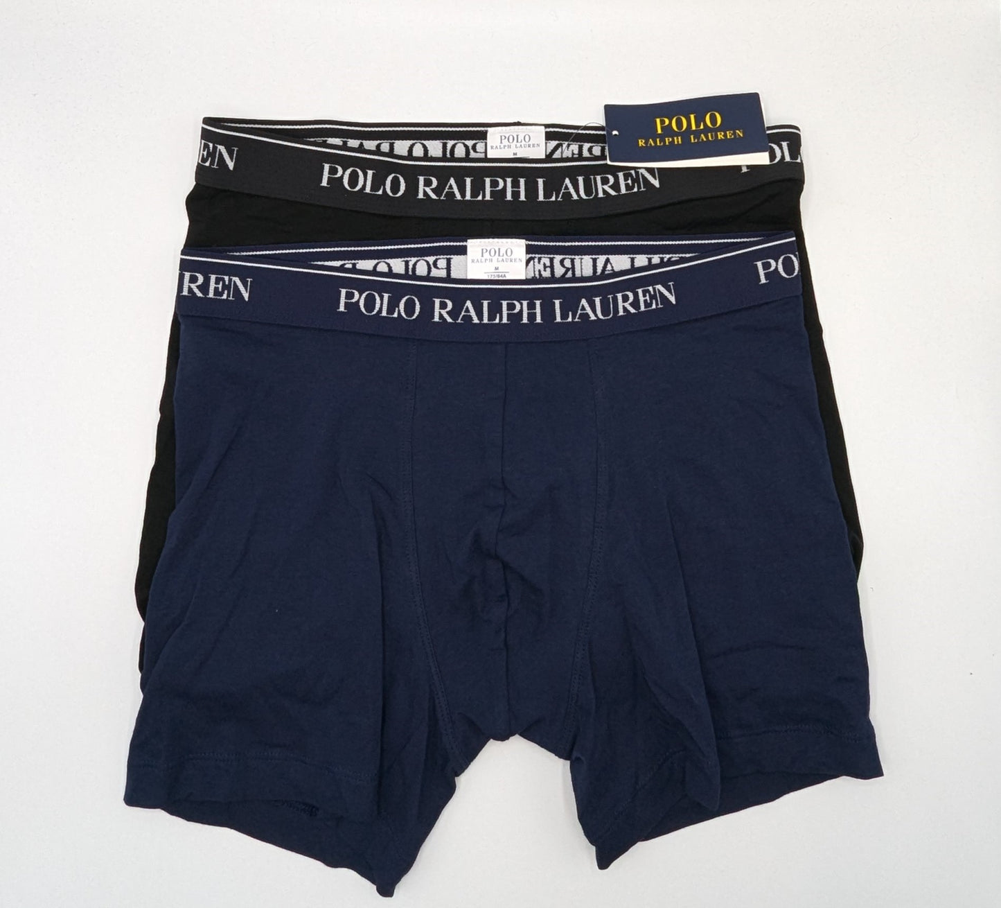 Polo Ralph Lauren Men's 2-Pack Cotton Trunks - Navy / Black