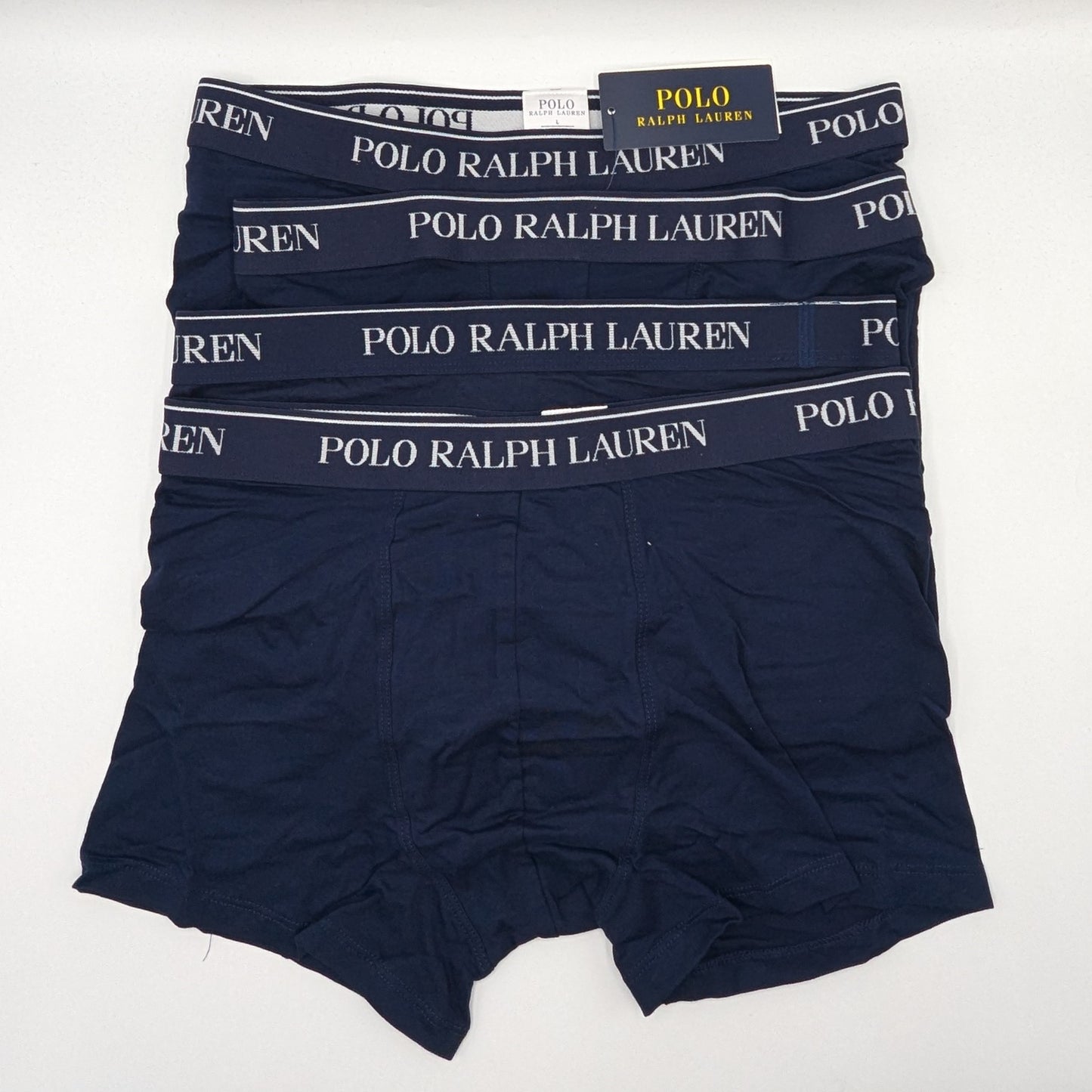Polo Ralph Lauren Men's 4-Pack Cotton Trunks - Navy