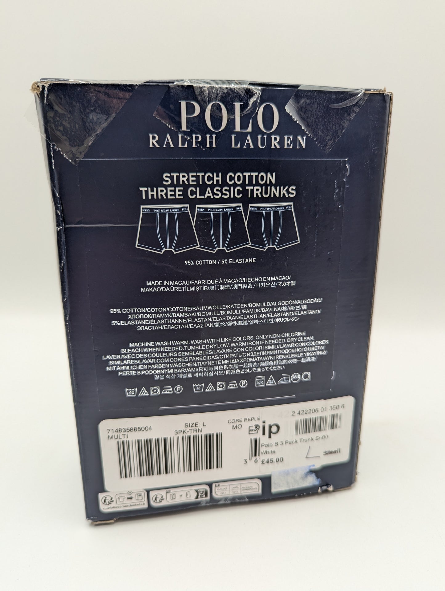 Polo Ralph Lauren Men's 4-Pack Cotton Trunks - Navy