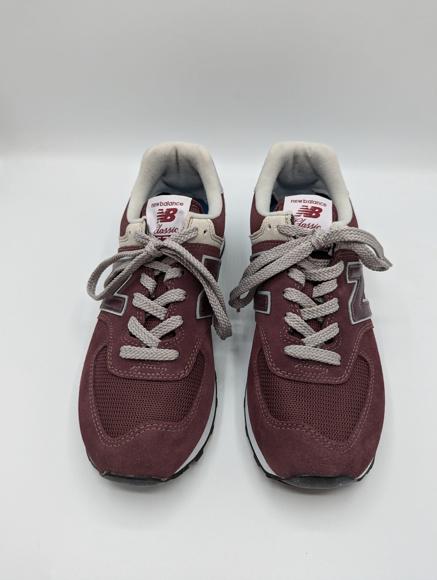 New Balance Mens 574 Trainers - Wine Red