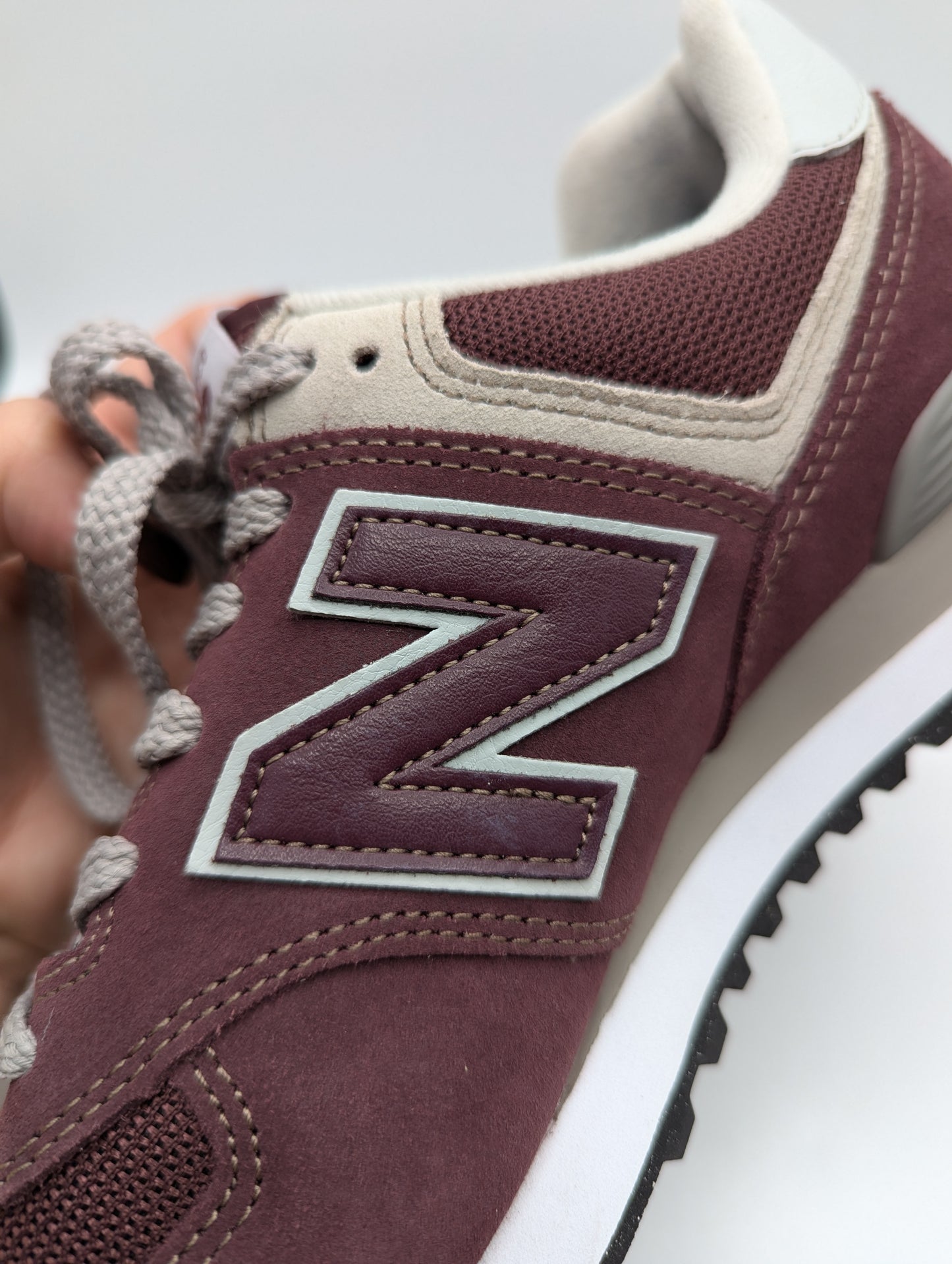 New Balance Mens 574 Trainers - Wine Red