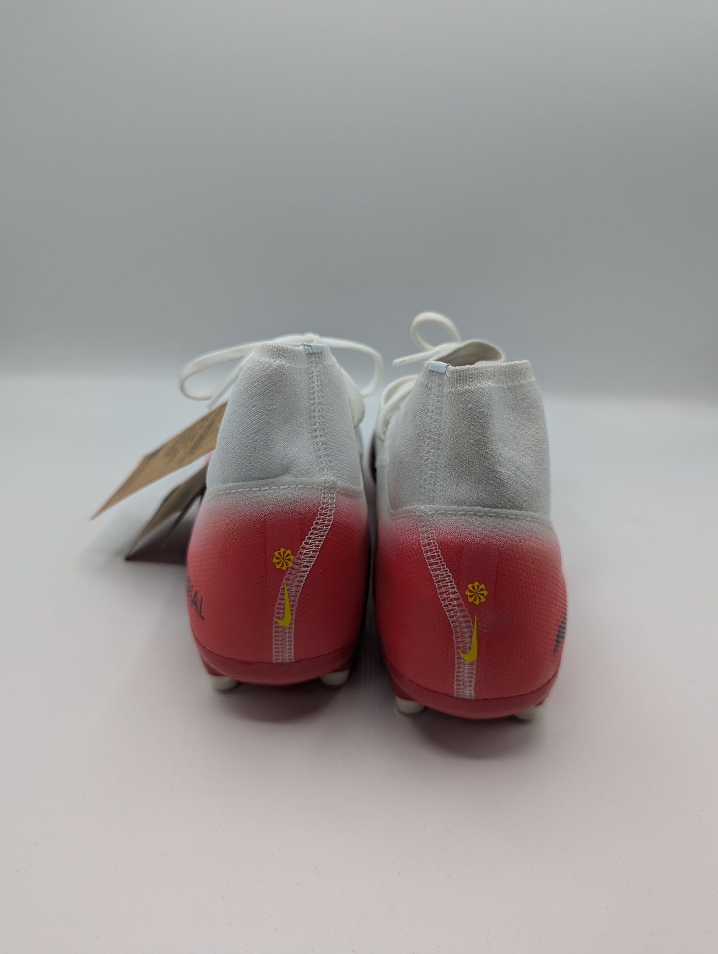 Nike Zoom Mercurial Superfly 10 Academy Adults Firm Ground Football Boots - White / red