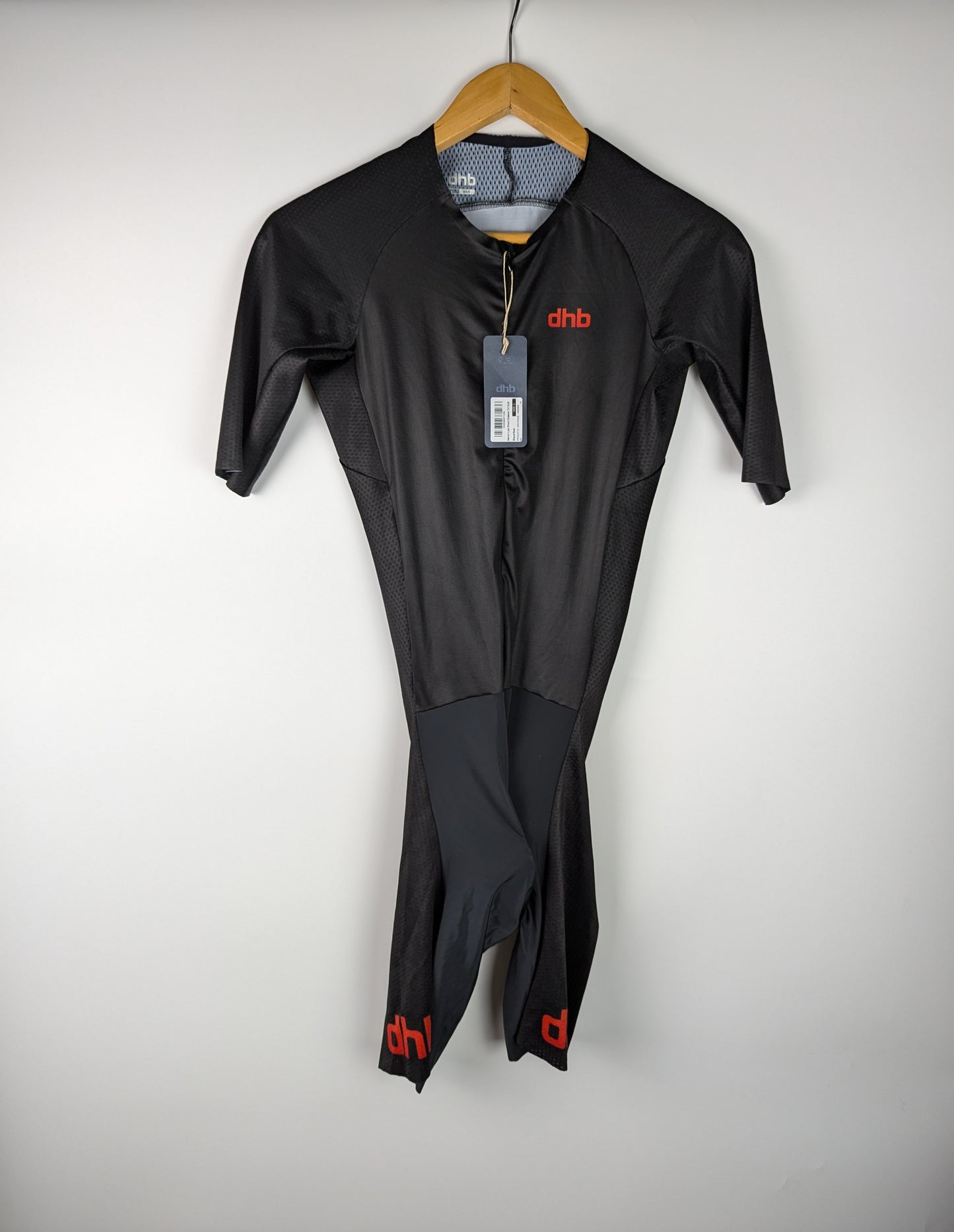 DHB Aeron Lab Short Sleeve Tri Suit Mens - Black / Red