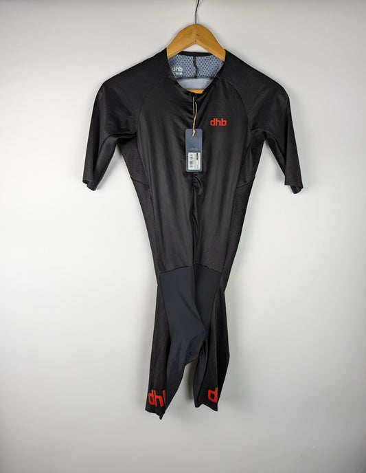 DHB Aeron Lab Short Sleeve Tri Suit Mens - Black / Red